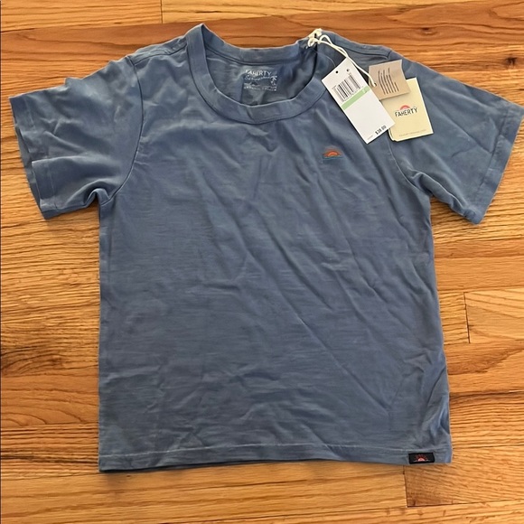 Faherty Other - NWT FAHERTY sunwashed organic cotton blue horizon tshirt size 8
